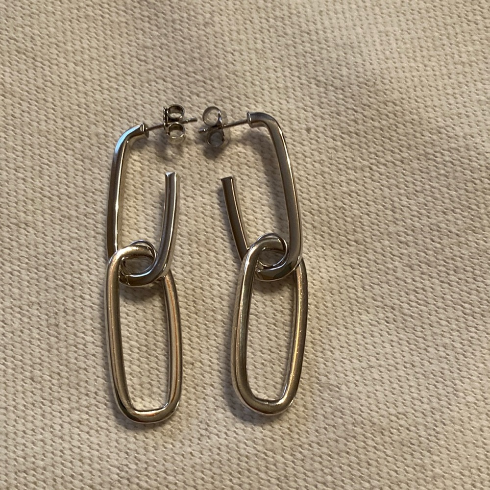 Lisa Robertson Sterling Earrings, made in Italy, new